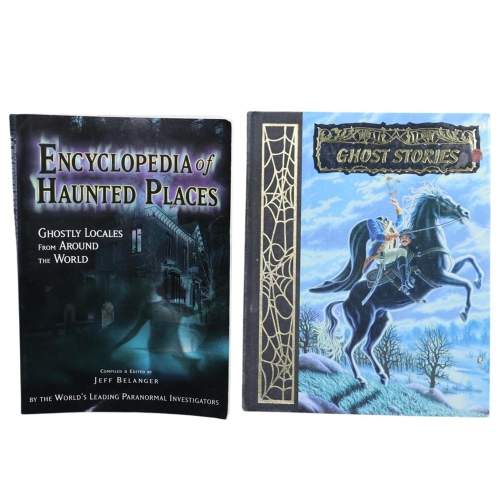 Encyclopedia‎ Of Haunted Places & Ghost Stories Lot Paranormal Horror Books